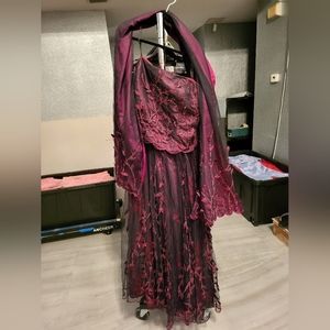 Sondro maxi dress with scarf